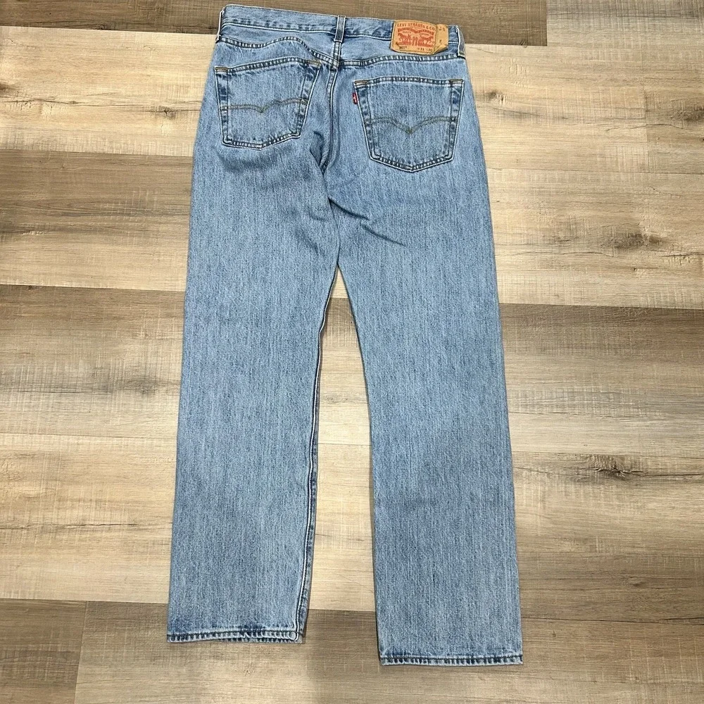 Levi's 501 Button Fly Men Jeans Light Blue wash-‎ 5010134 31